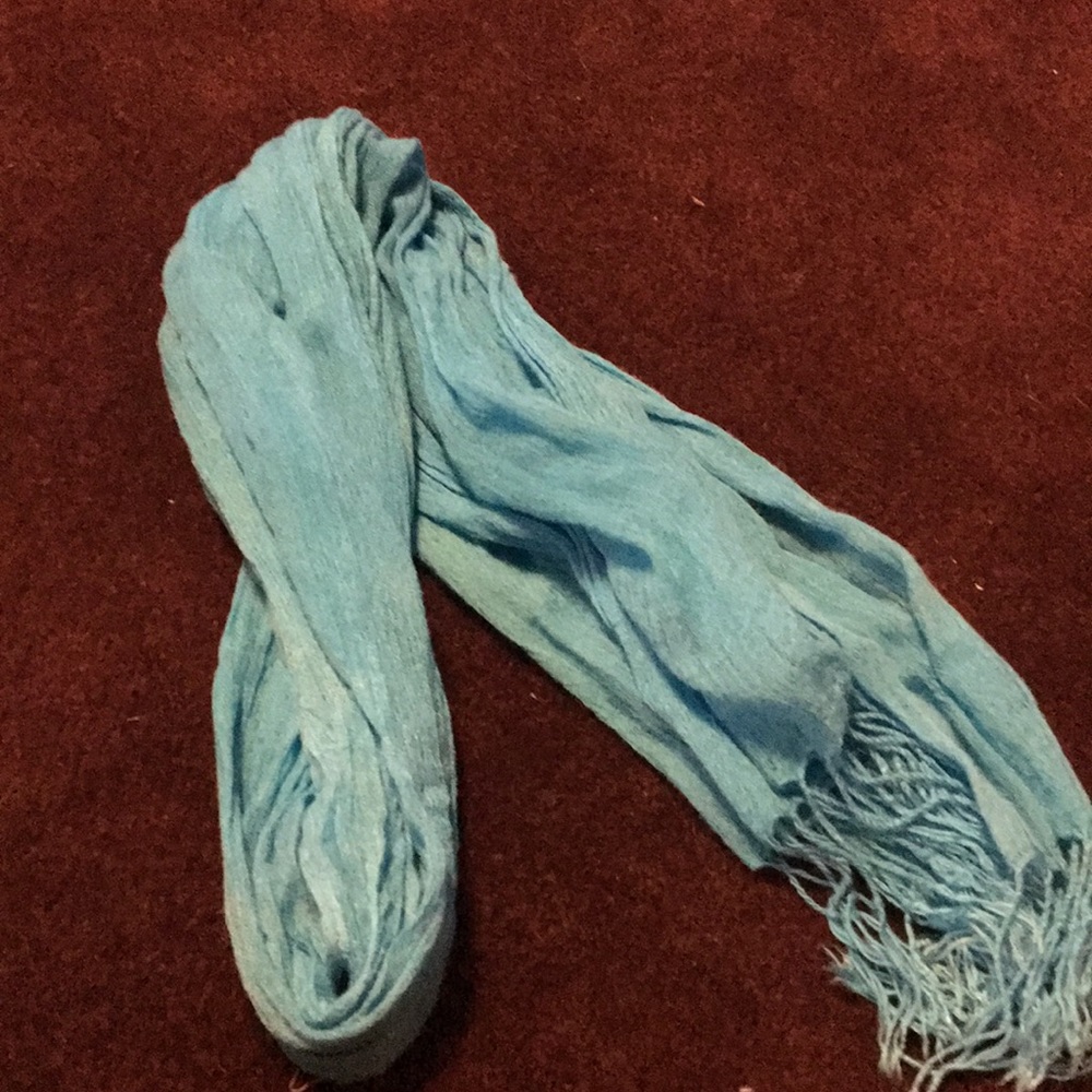 Blue scarf